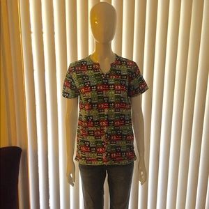 BH Beverly Hills Uniforms Face Scrub Top Size XS